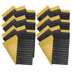 20 Sheets Socket Wrench Sticker Tool Wall Organization Organizer Labels