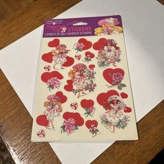 Vintage NOS American Greetings Forget Me Not Peppermint Rose Scented Stickers