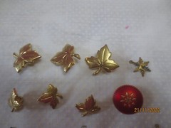 22 Vintage Crafting Buttons & Charms – Embellishment paper crafts jewelry sewing