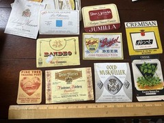 Lot of Not So Perfect Labels and Seed Packet, Great for Craft Projects.
