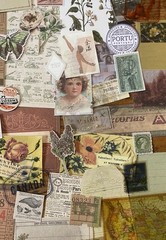 Junk Journal Ephemera Lot Craft Paper Crafting Supplies 30+ Items Random Lot