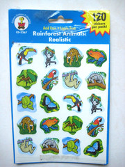 Vintage Carson-Dellosa Lot of 3 pack Shape Stickers New / Sealed