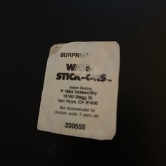 Vintage Sticker Water Stick-Ons Noteworthy Bear Surprise Rare