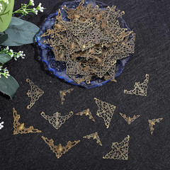 96 PCS Vintage Metal Book Corner Protectors for Scrapbooking and Albums