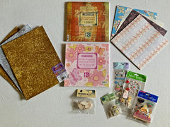 Craft Lot Supplies – Paper, Glitter Sheets, Stickers, Wood Ducks