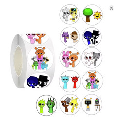1000PCS 10 Patterns Cute SPRUNKI game Character stickers for kids