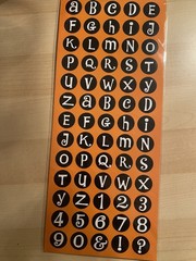 Studio g Flip Pack Halloween Words Letters Numbers Stickers NEW