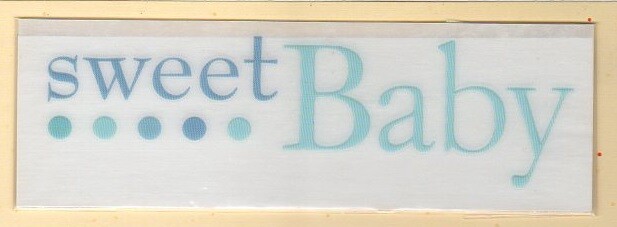 MY MIND’S EYE RUB ON TITLES ~ BABY BOY & GIRL THEMES 6 CHOICES *