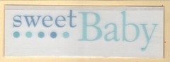 MY MIND’S EYE RUB ON TITLES ~ BABY BOY & GIRL THEMES 6 CHOICES *