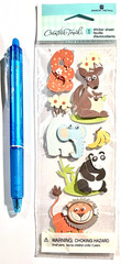 Safari Stickers Scrapbooking Journal School Chart American Greetings