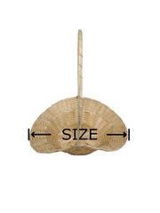 3 PC Oval Bamboo Baskets 4″ 5″ 6″ 7″ 8″ 10″ 12″ 14″ 16″ 18″ for Wedding