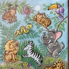 Vintage 1989 Stickers 4 Sheets Ambassador Hallmark Animals Sealed Made In USA