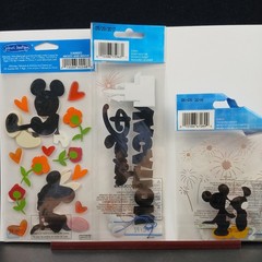 EK Success Disney Mickey & Minnie Stickers Dimensional Set of 3
