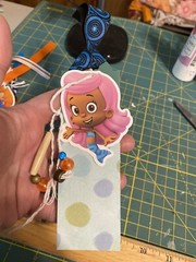 Bubble Guppies Handmade Tags Ephemera, Scrapbook,Junk Journal,tag,embellishment