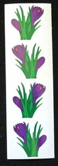 Mrs Grossman Vintage 2×6″ Flower and Garden Sticker Assortment *Your Choice*