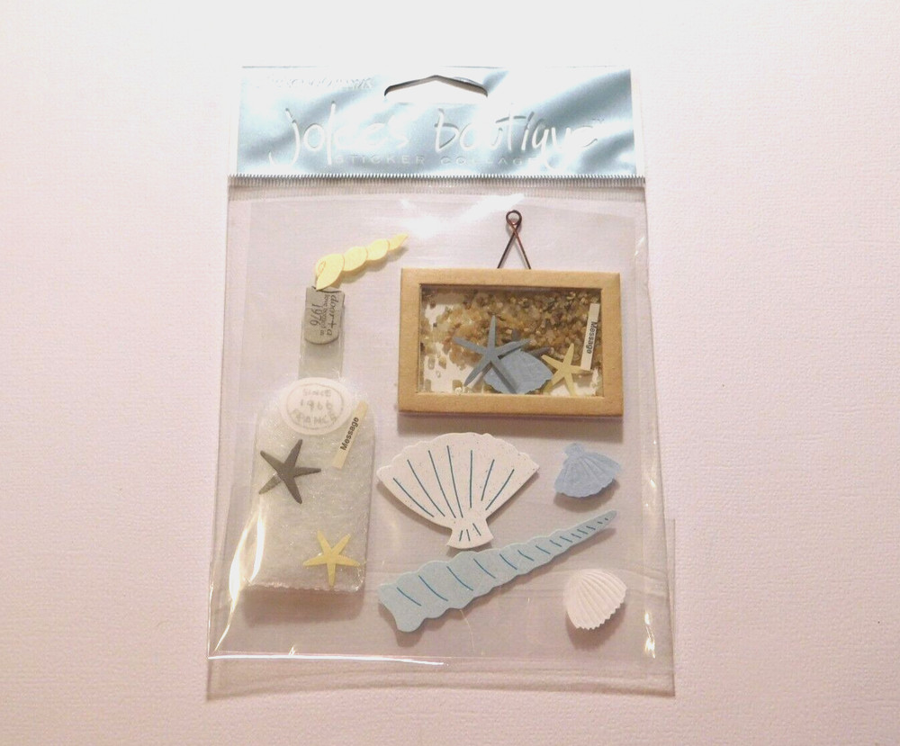 Jolee’s Boutique Brand New Package ~Shore Thoughts~ Dimentionsal Stickers