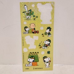 PEANUTS Spring & ST PATRICKS DAY Mixed Stickers Sheets Lot, Holiday Snoopy