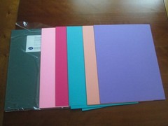 CREATIVE MEMORIES – 8 1/2 x 11 PAPER – 6 VARIOUS COLORS – 34 SHEETS – NEW