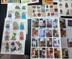Large Lot Of 1980s Stickers