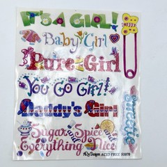 Vtg Scrapbook Stickers Lot 13 Frances Meyer NRN Mrs Grossmans Girl Birthday