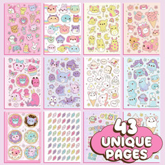 Kawaii Sticker Book: 1500+ Cute Designs for Scrapbooks, Planners, and More