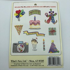 What’s New Scrap Ease Die Cut Acid Free Scrapbook embellishments lot of 4