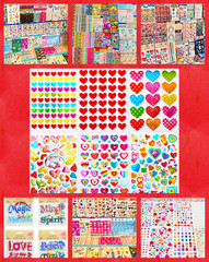 Customize u’r collection 550+ STICKERS choose u’r theme, colors, shape & sizes