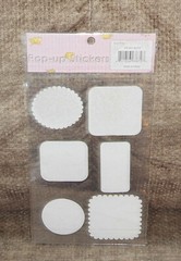 Baby Girl Debbie Mumm for Joann’s Pop-Up Scrapbook Stickers Bunny Bottle Frog