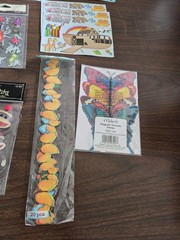 Lot of Insects & Animals Themed Stickers, Embellishments, & Borders