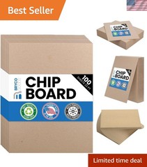 Versatile 8.5″ x 11″ Chipboard Sheets – 100 Pack of Eco-Friendly Craft Board
