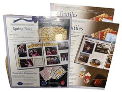 Creative Memories Spring Buzz Pack & (2) TEXTILES Printed Photo Mounting Paper