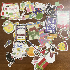 Mixed Lot Scrapbooking Supplies Paper Ephemera Card Making Craft Junk Journal