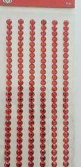 Celebrate It Christmas Handmade Holidays RED BLING Borders – 6 pcs