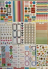 Lot Of 44 Sheets Happy Planner, Recollections, Sticko!