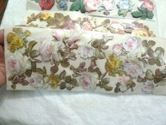 Cabbage Rose Tulip Stickers New Victorian Style Scrapbooking Crafts Junk Journal