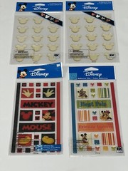 Disney 4 Packages EK Success Mickey Mouse 3D Epoxy Tiles stickers