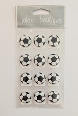 Jolee’s Soccer Balls Photo Corners Scrapbooking Stickers