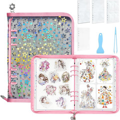 Sticker Storage Organizer, Sticker Organizer Binder Reusable Sticker Book Col…