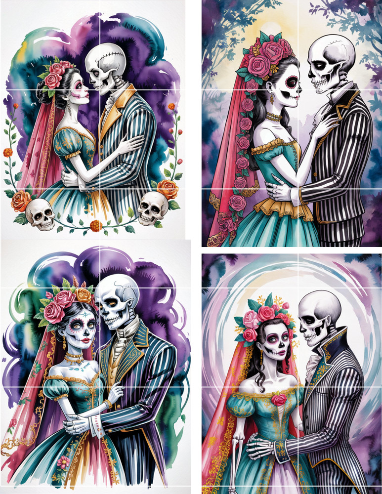 Gothic Wedding Collage Junk Journal Supplies Scrapbook Card Making Toppers