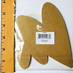 Jenni Bowlin – 4 chipboard Hearts – NEW