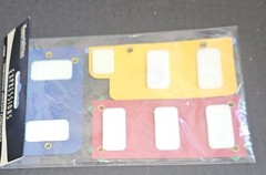 Paperbilities 3-D Dimensional Adhesive Tags Primary Colors 3 Scrapbooking