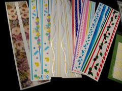 Lot Soft Linen, Croptoberfest Photo mounting paper mats, Mrs.Grossman GrLengths