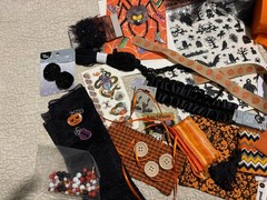 Halloween Theme Inspiration Junk Journal Scrap Lot