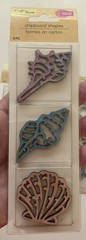 5 Packs Crafters Square Laser Cut Chipboard Shapes Assorted 6pcs Each Packet New