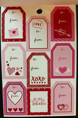 RECOLLECTIONS VALENTINE’S DAY STICKER BOOK 328 PC STICKERS 12 SHEETS ROMANCE