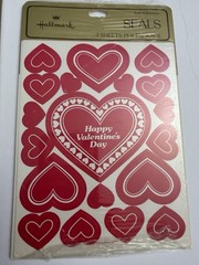 Vintage Hallmark Candy Conversation Hearts Lips Valentines Day Lot – 34 Sheets