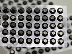 No Brand – Black Self-Adhesive Acrylic Rhinestones Stickers – 8 mm – 5 pack