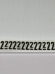 NEW 49 And Market Mister 36 Sheets Alphabet Rub Ons Black Letters Numbers Extras