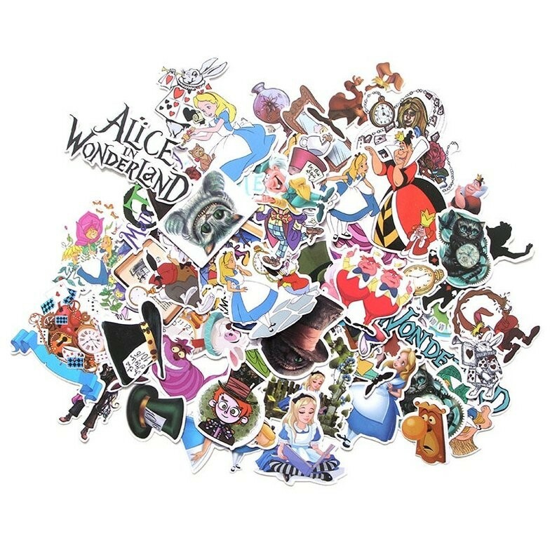 Alice in Wonderland Stickers 