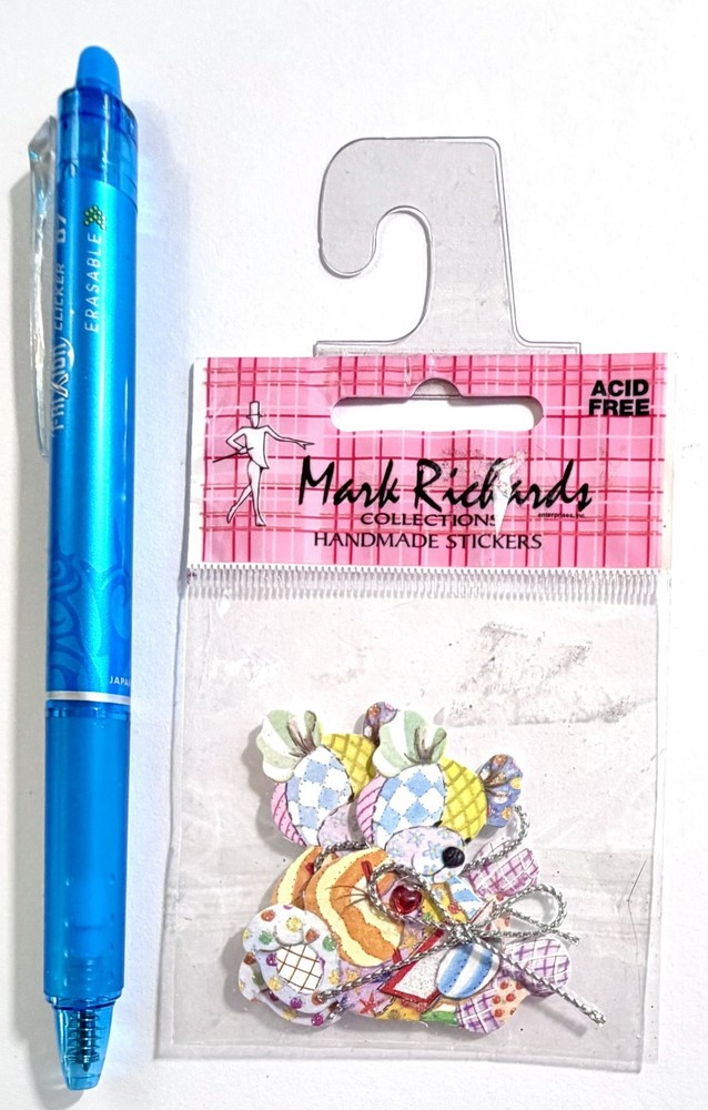 Mark Richards Teddy Bears Stickers Scrapbooking Card Journal Planner